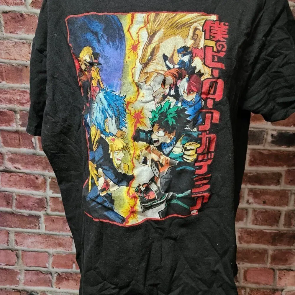 Unisex MY HERO ACADEMIA League of Villains Anime Tee‎ Large - Picture 3 of 3